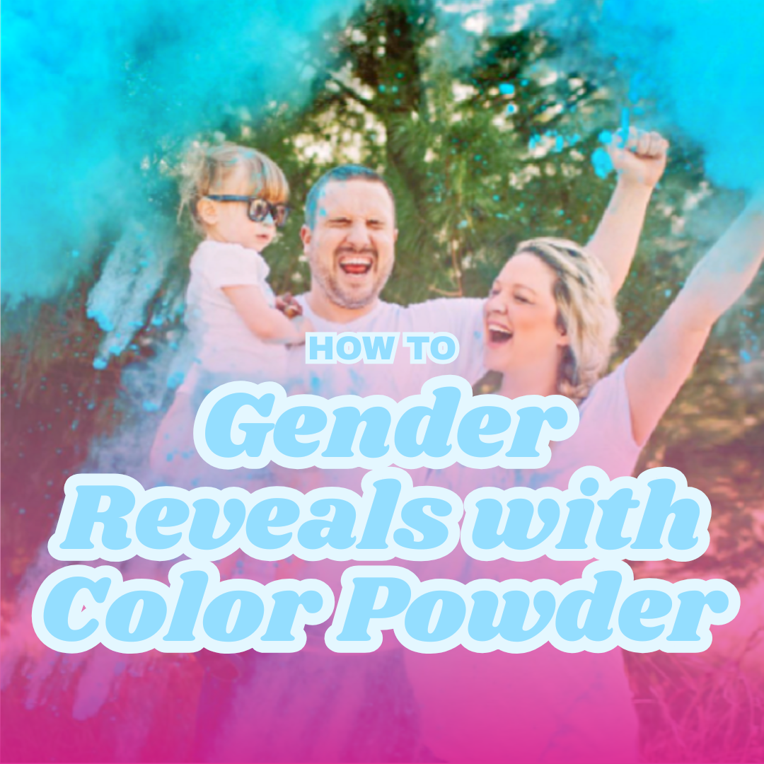 How To: Gender Reveals With Color Powder