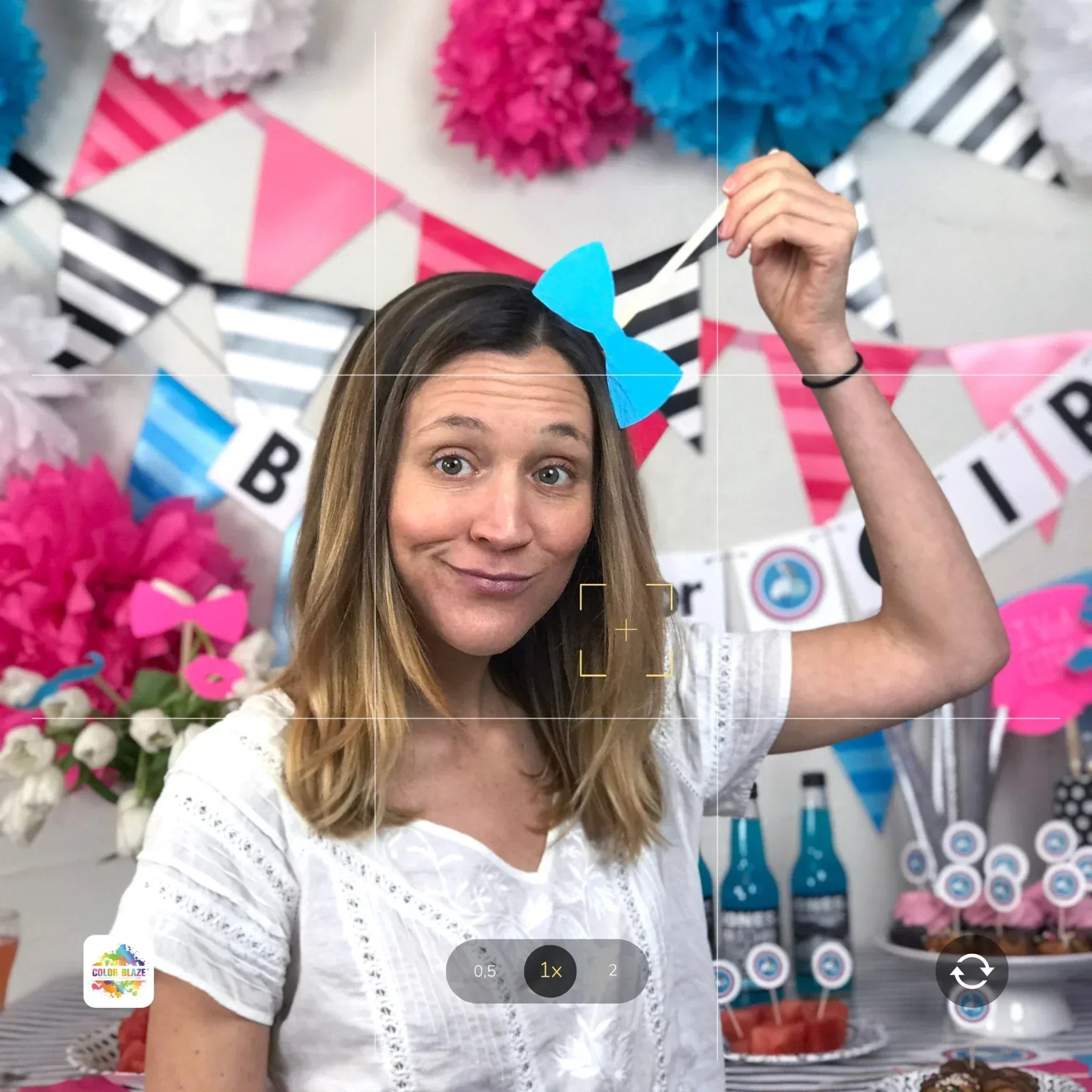 DIY Gender Reveal Photo Booth