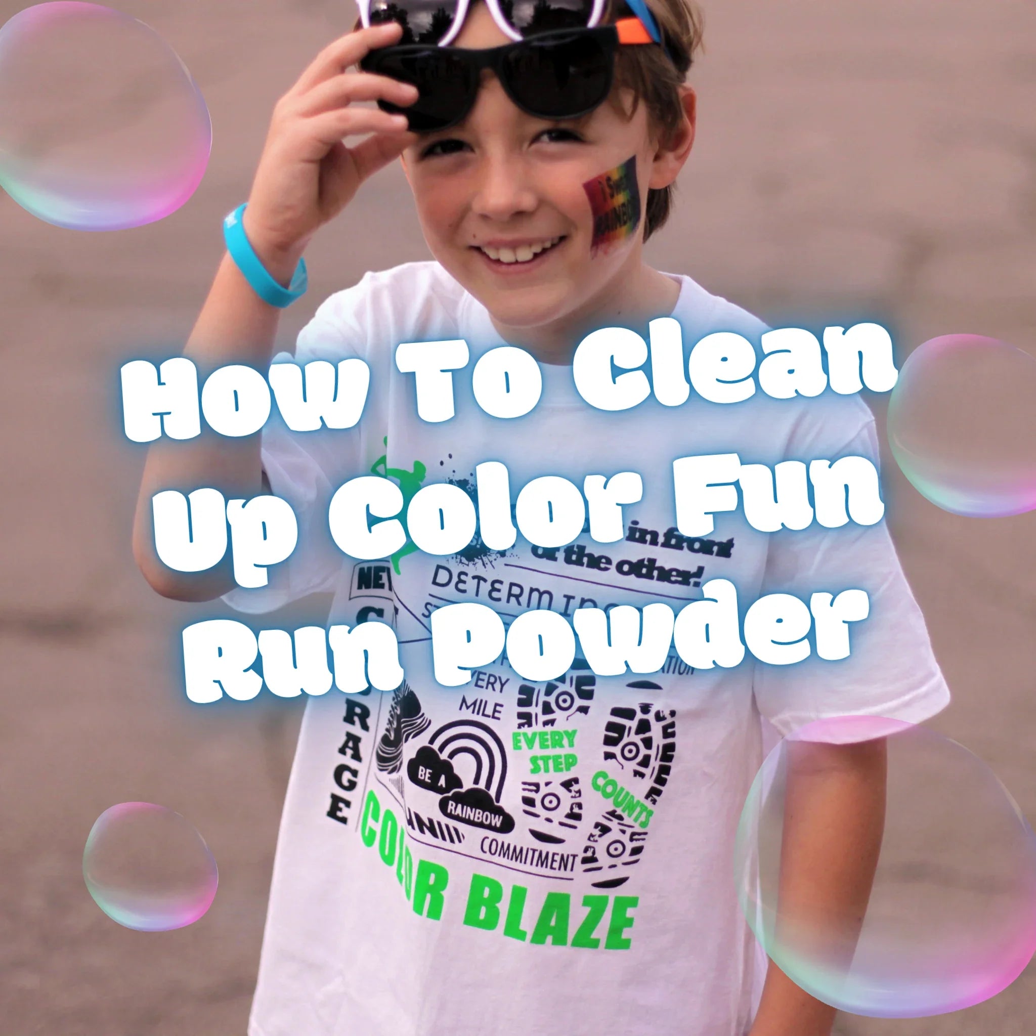 How To Clean Up Color Fun Run Powder