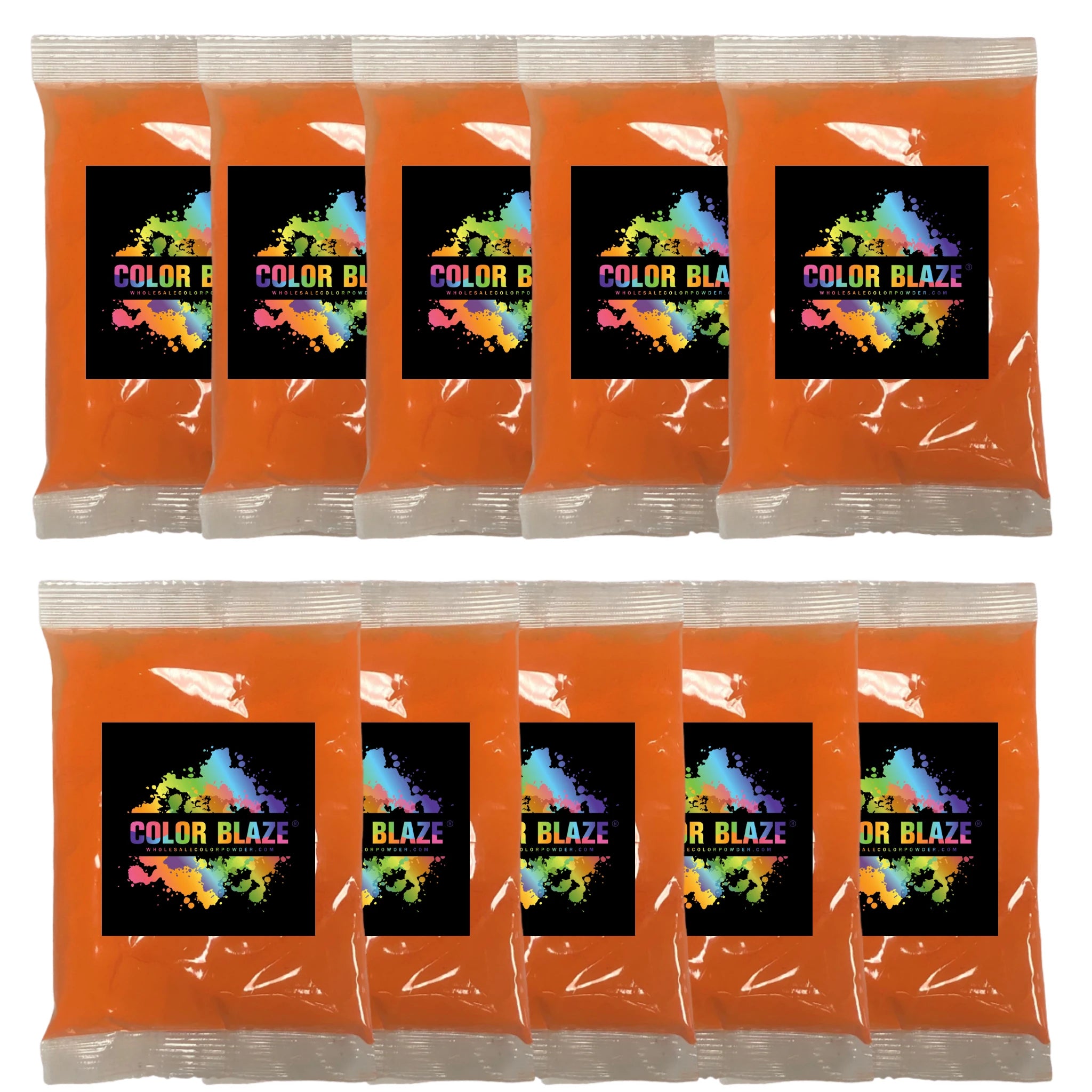 10 Color Packets (Single Color) Color BlazeĀ® 10 Orange