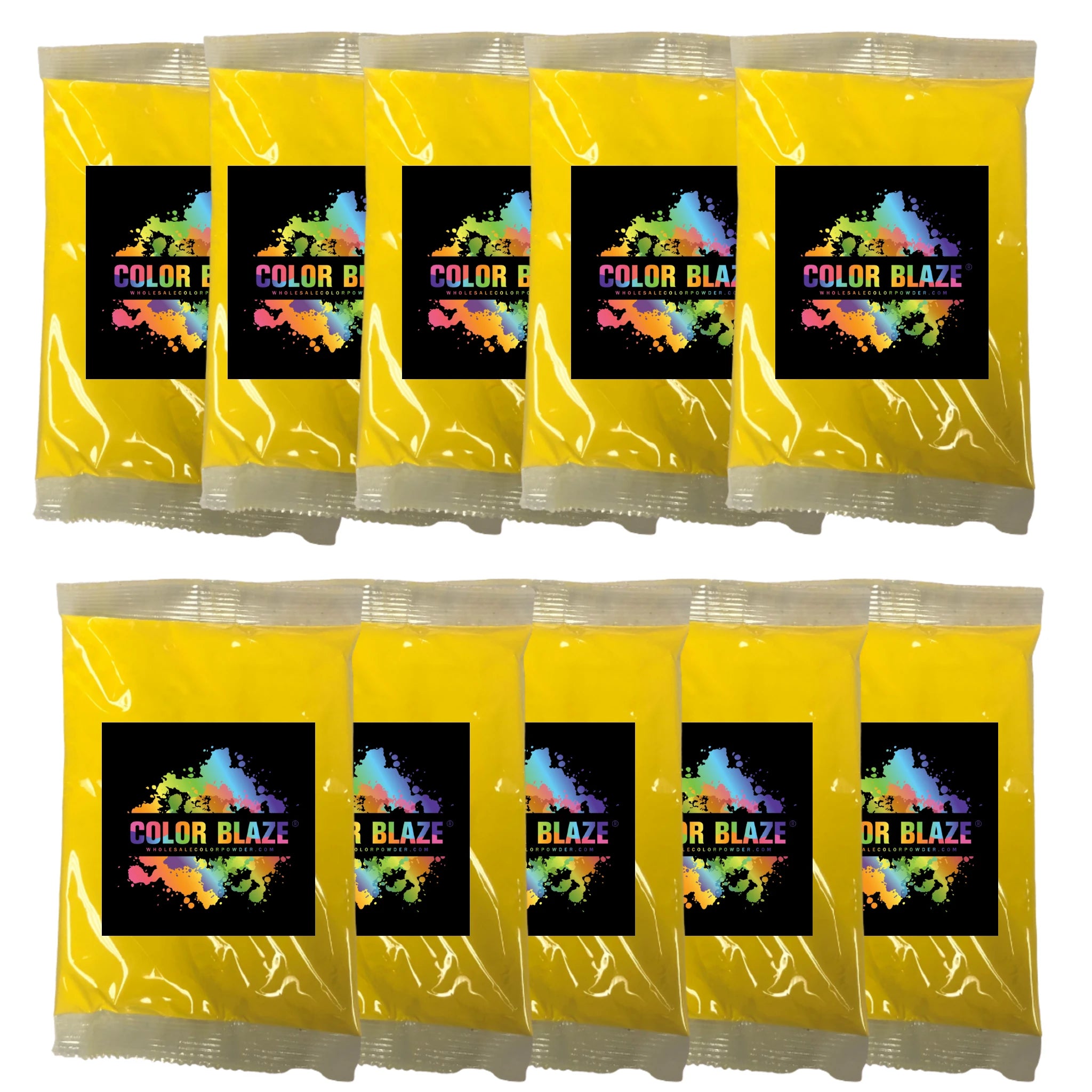 10 Color Packets (Single Color) Color BlazeĀ® 10 Yellow
