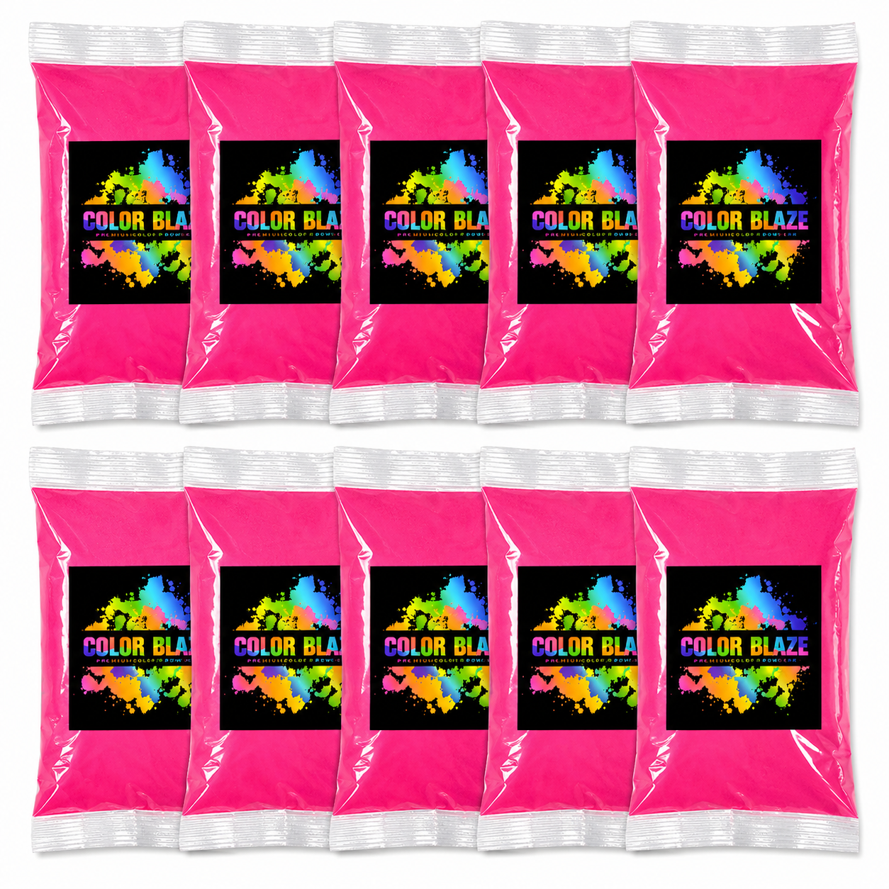 10 Gender Reveal Color Packets Color Blaze® 10 Pink