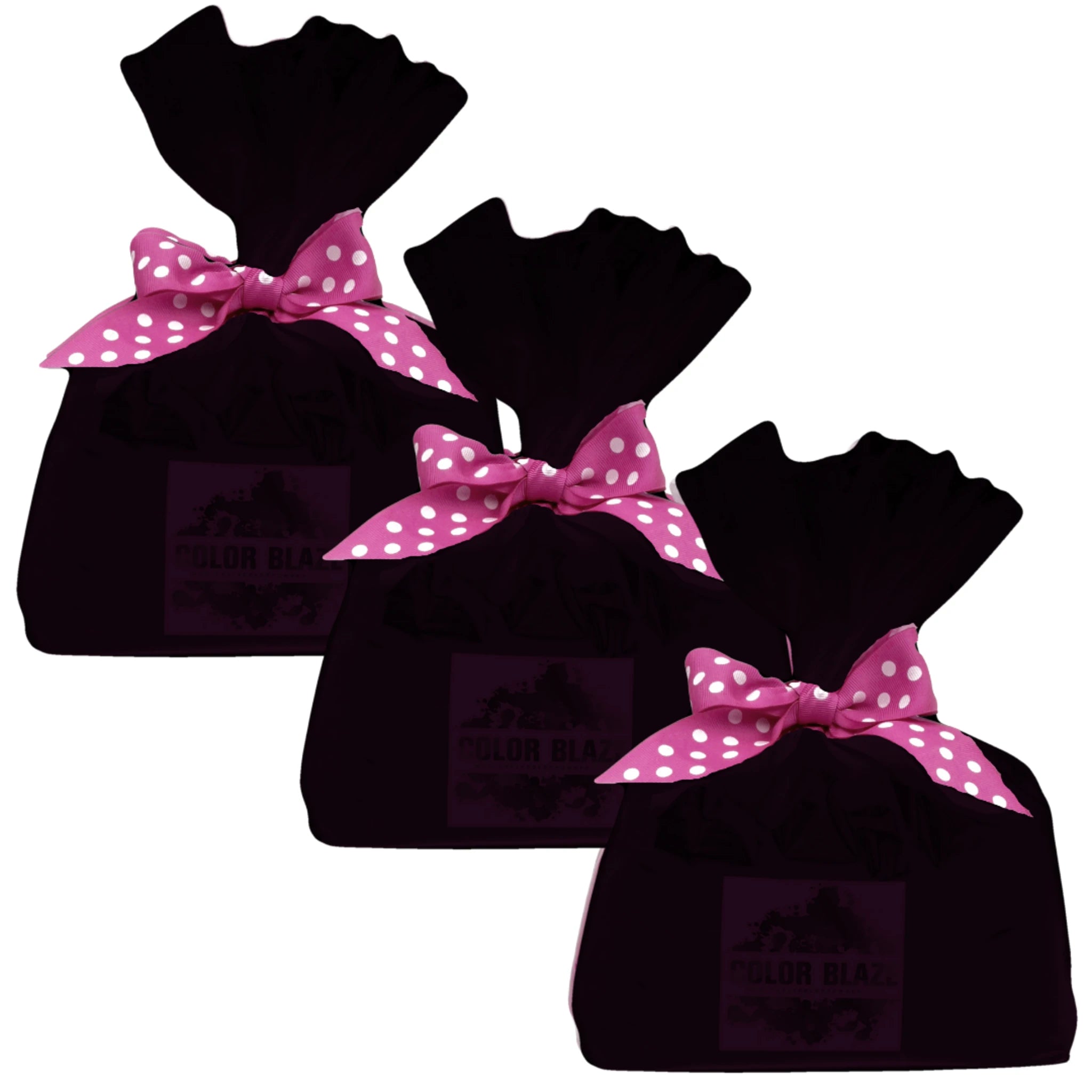 15lb Gender Reveal Color Powder (3 - 5lb Bags) Color BlazeĀ® Blackout Pink