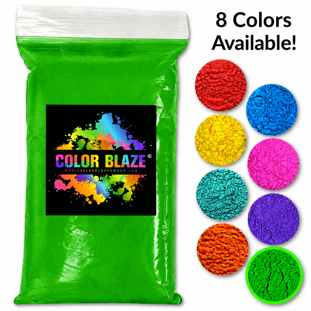 1lb Color Powder Color BlazeĀ® Green