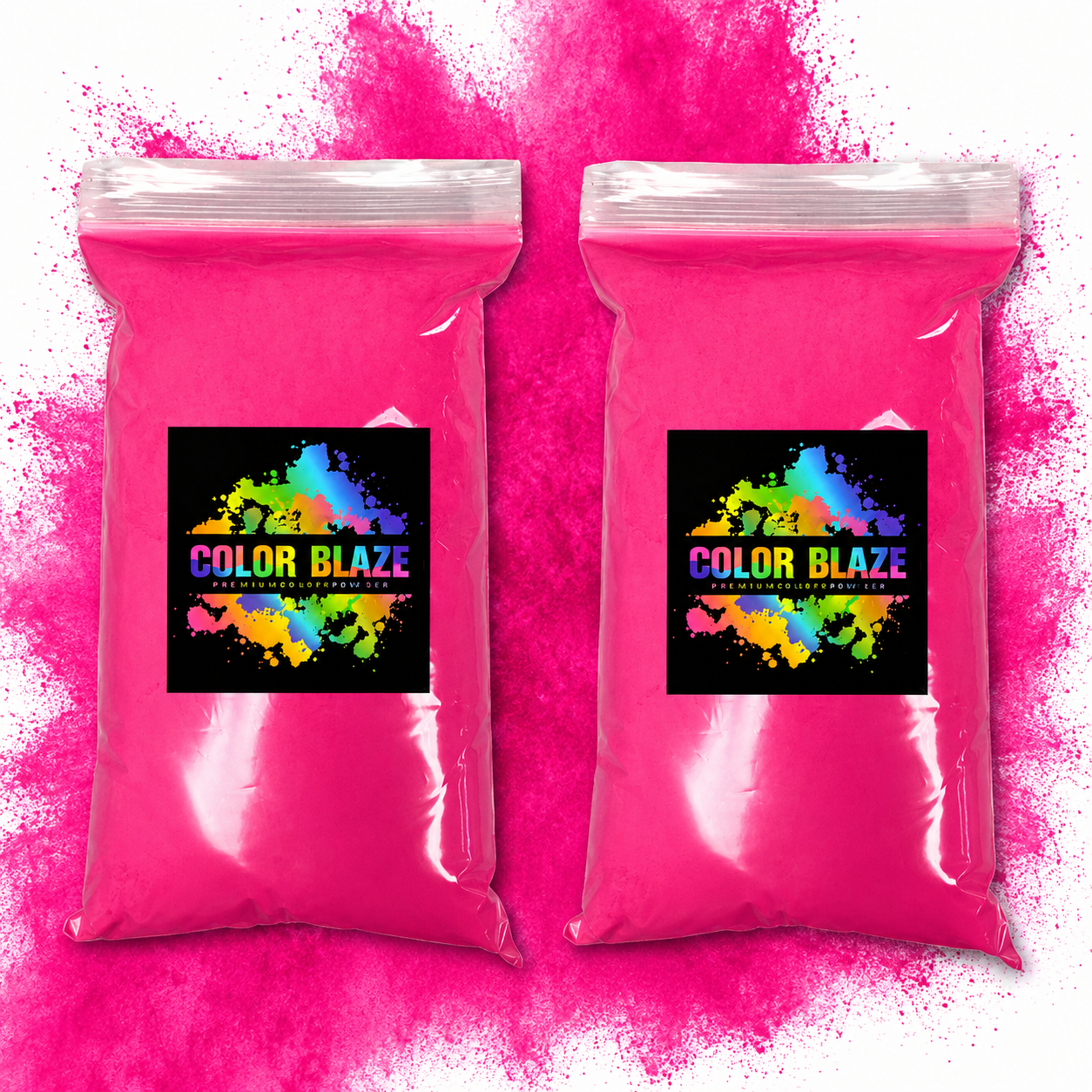 2lb Gender Reveal Color Powder (2 - 1lb Bags) Color Blaze® Pink