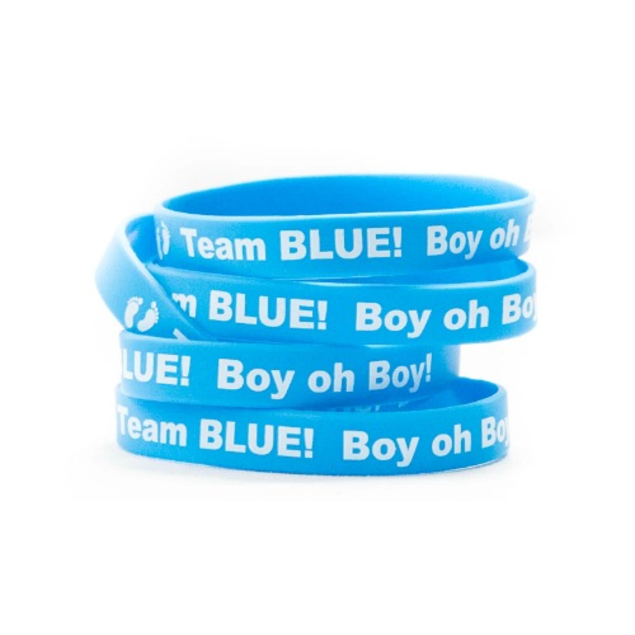 Gender Reveal Party Bracelets (12 Pack) Color BlazeĀ® Blue