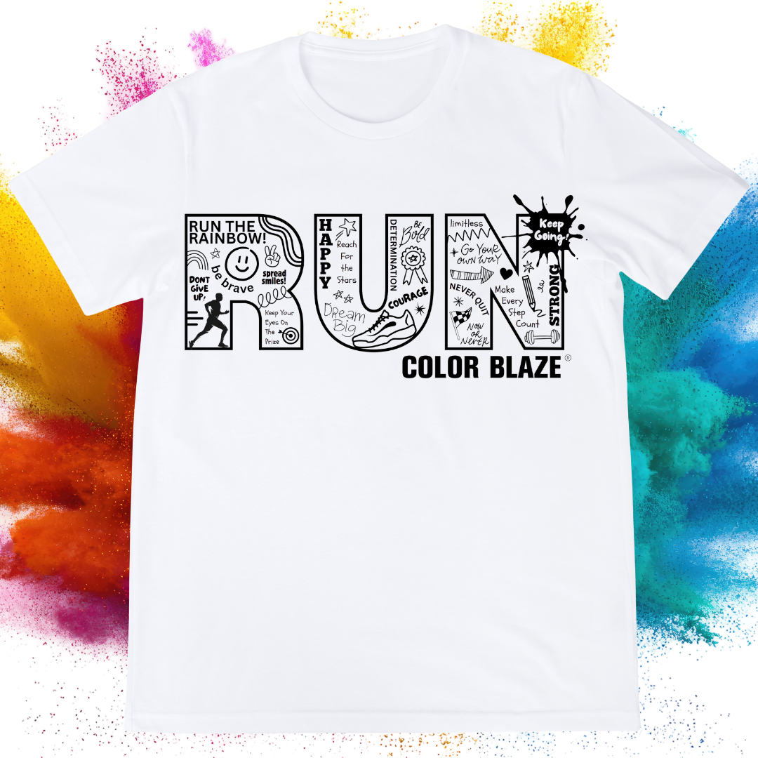 Run the Rainbow T-Shirt Color Blaze®