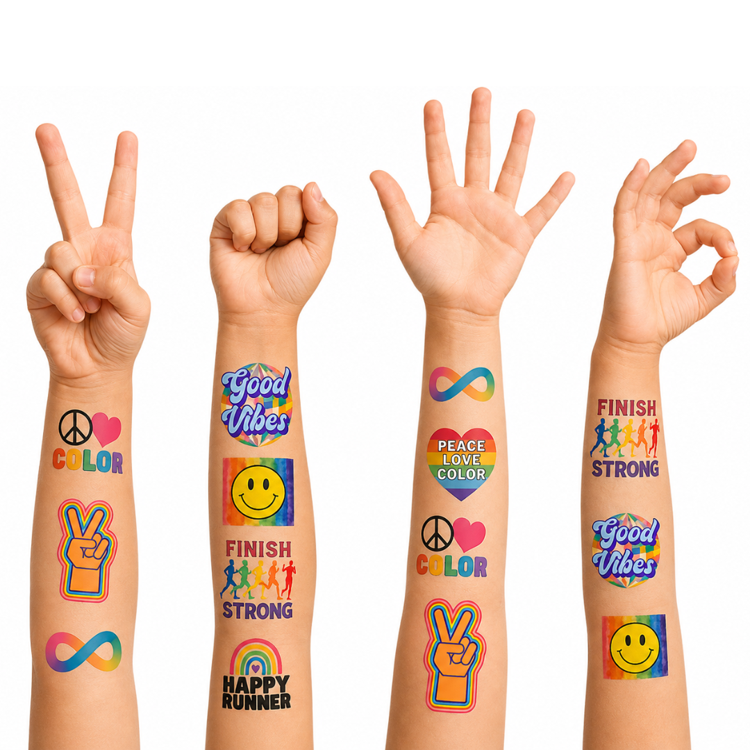 Assorted Temporary Tattoos (100 Pack) Color Blaze®