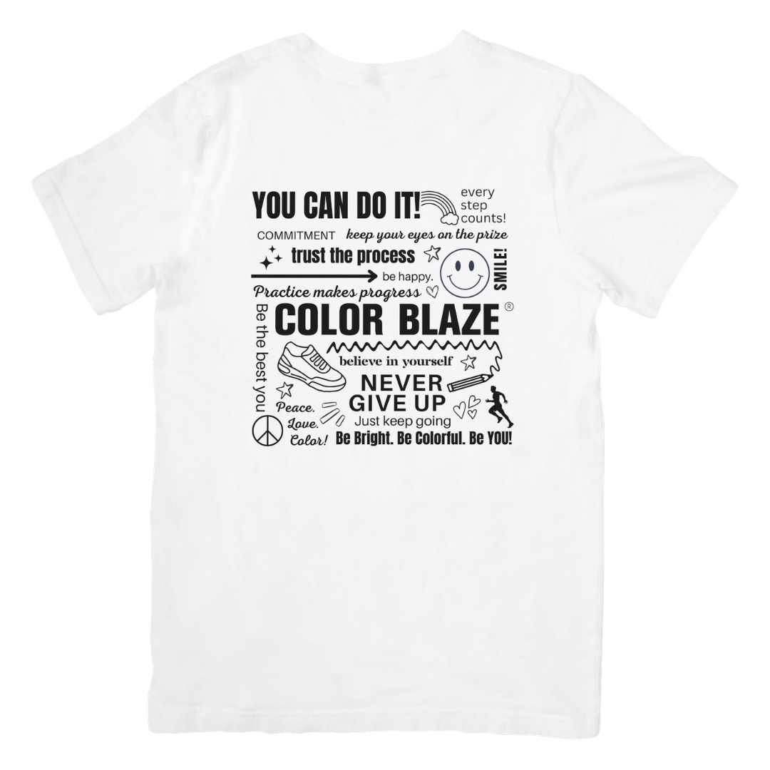 Mix & Match Race Day T-Shirts | Clearance Sale Color BlazeĀ® You Can Do It Youth - S