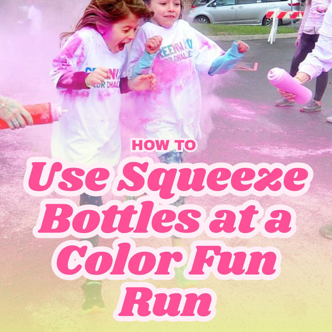 How To Use Squeeze Bottles At Your Color Powder Run