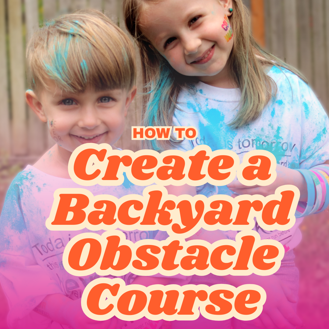 How To Create a Colorful Backyard Obstacle Course