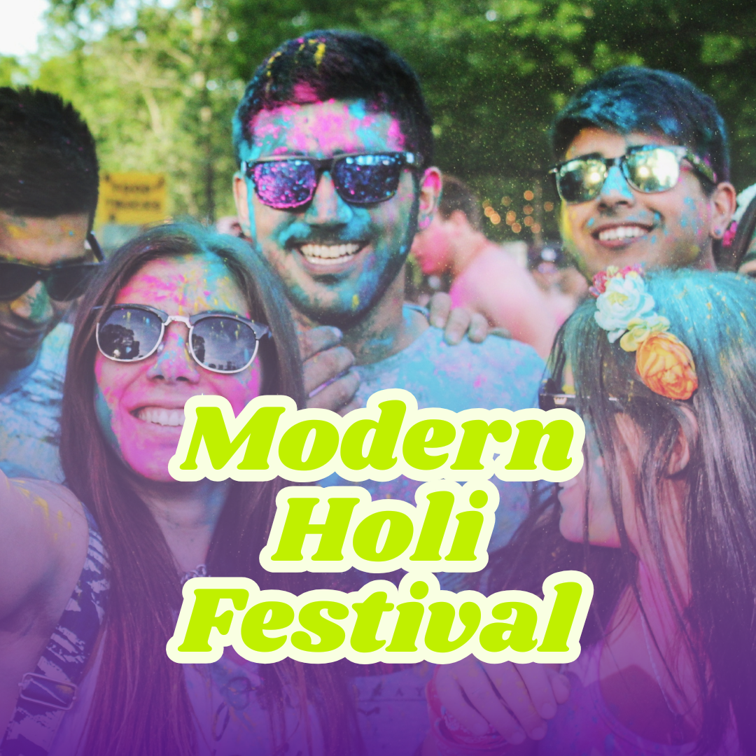 Modern Festivals With Holi Powder