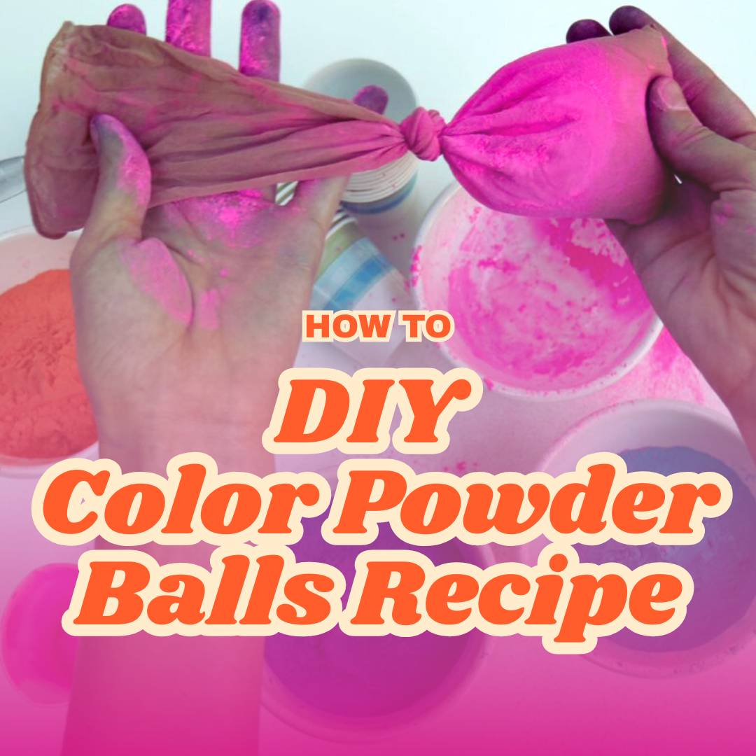 At Home Color Party | DIY Color Powder Balls Recipe