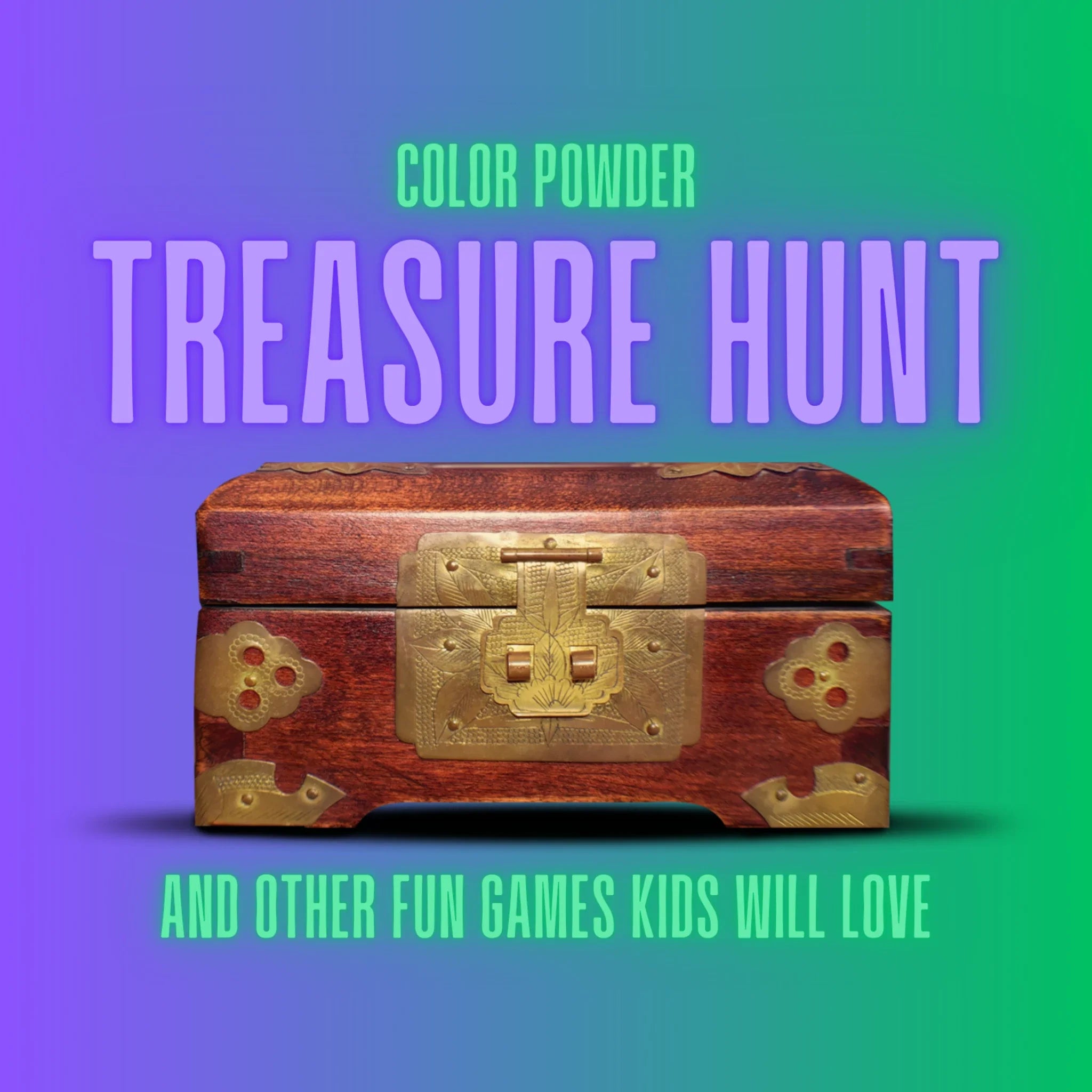 Color Powder Treasure Hunt
