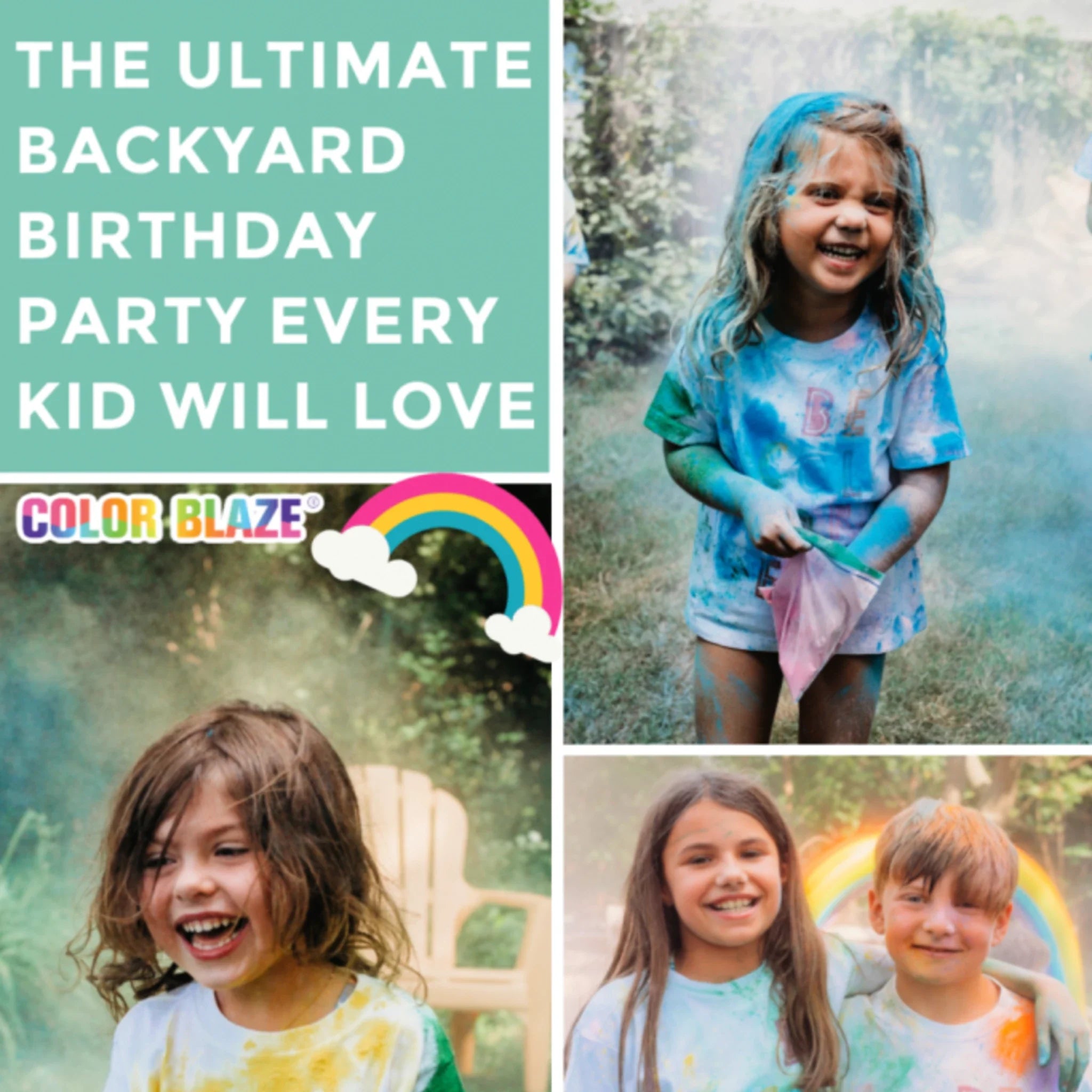 Plan the Ultimate Backyard Birthday Party with Color Powder