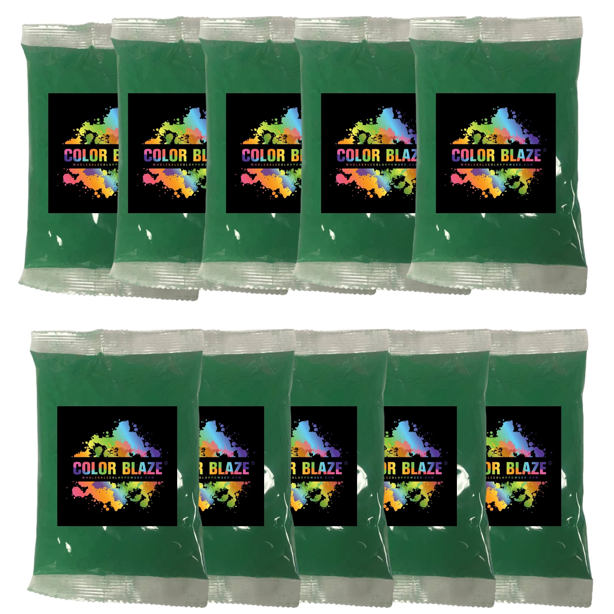 10 Color Packets (Single Color) Color Blaze® 10 Green