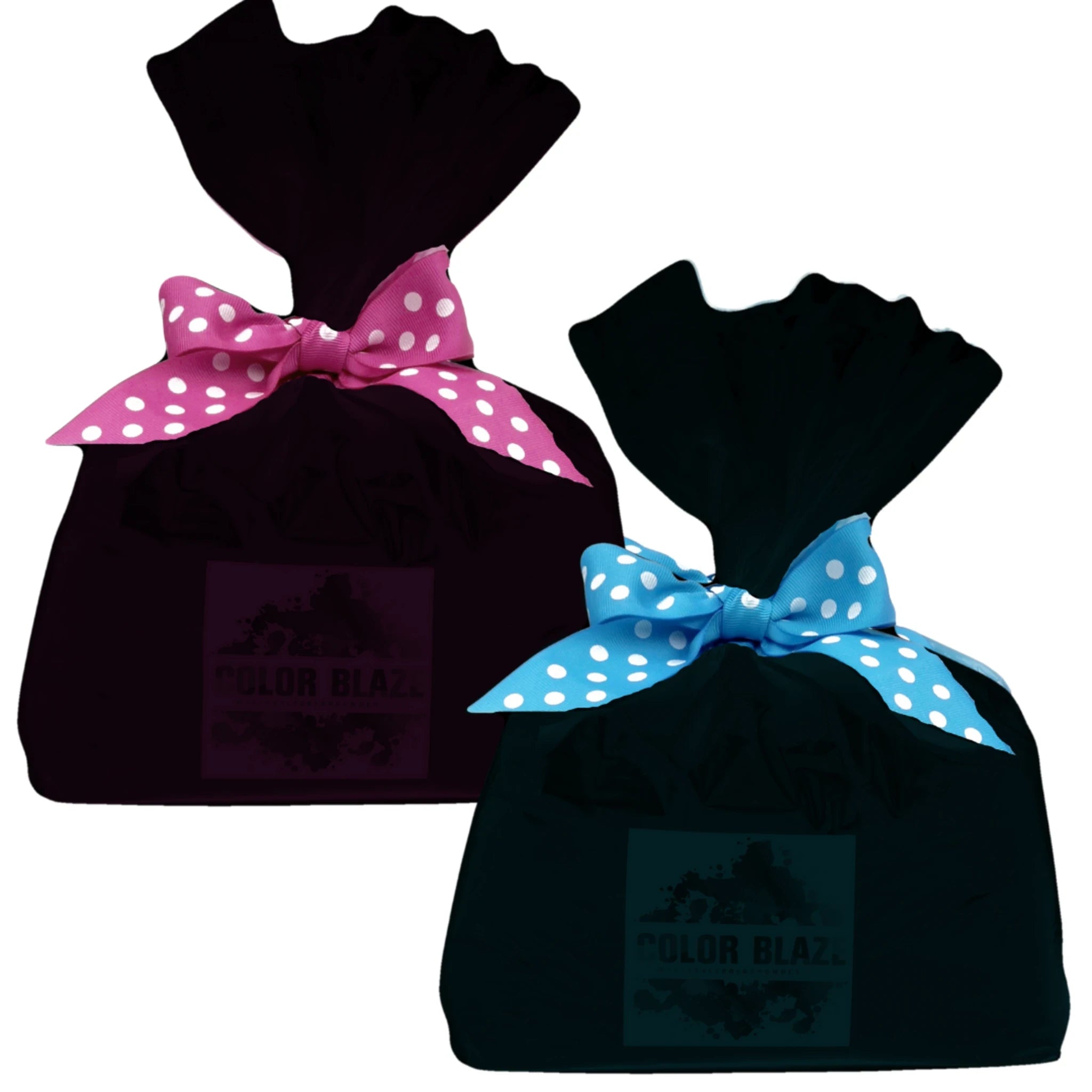 10lb Gender Reveal Color Powder (2 - 5lb Bags) Color Blaze® Blackout Pink & Blue