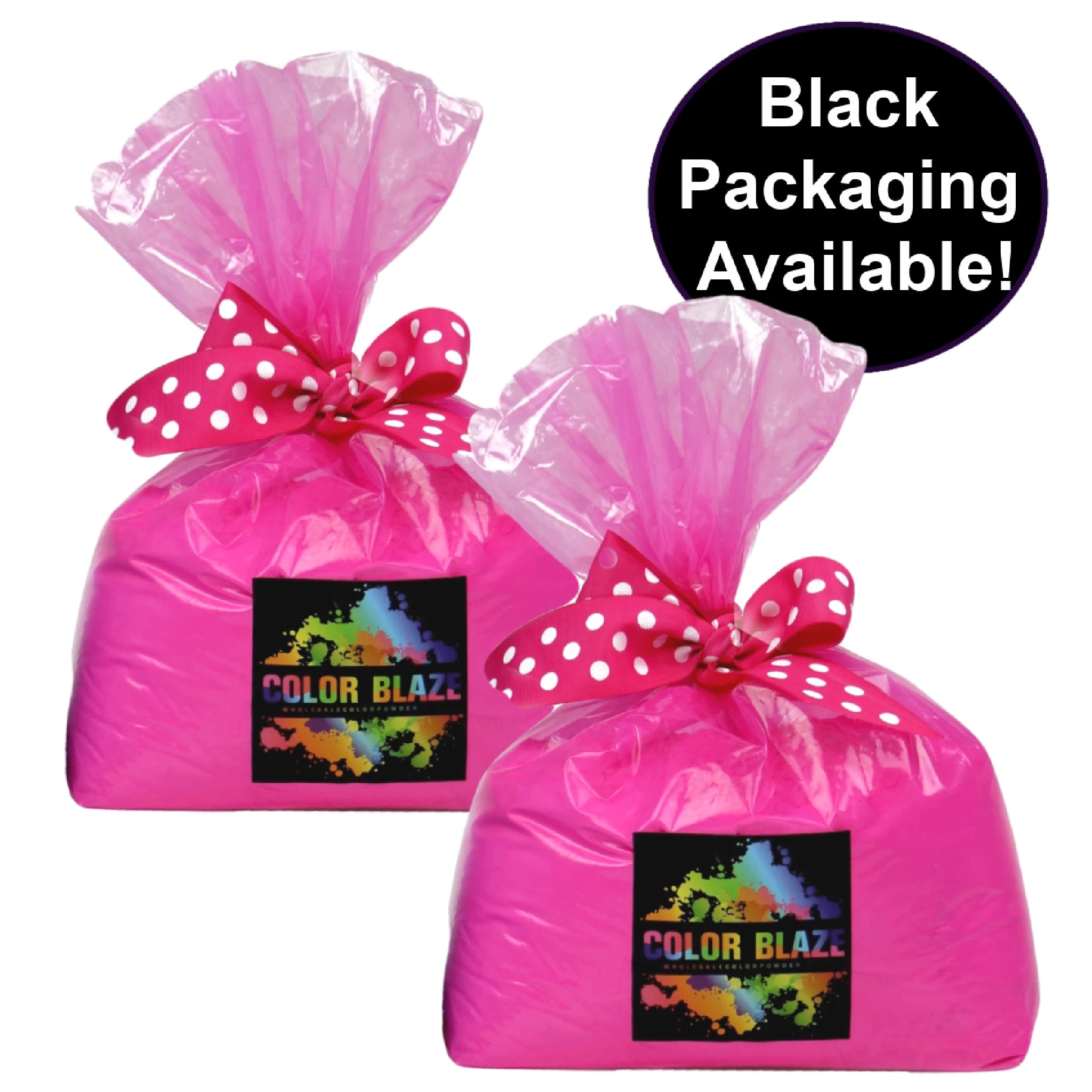10lb Gender Reveal Color Powder (2 - 5lb Bags) Color Blaze® Clear Pink