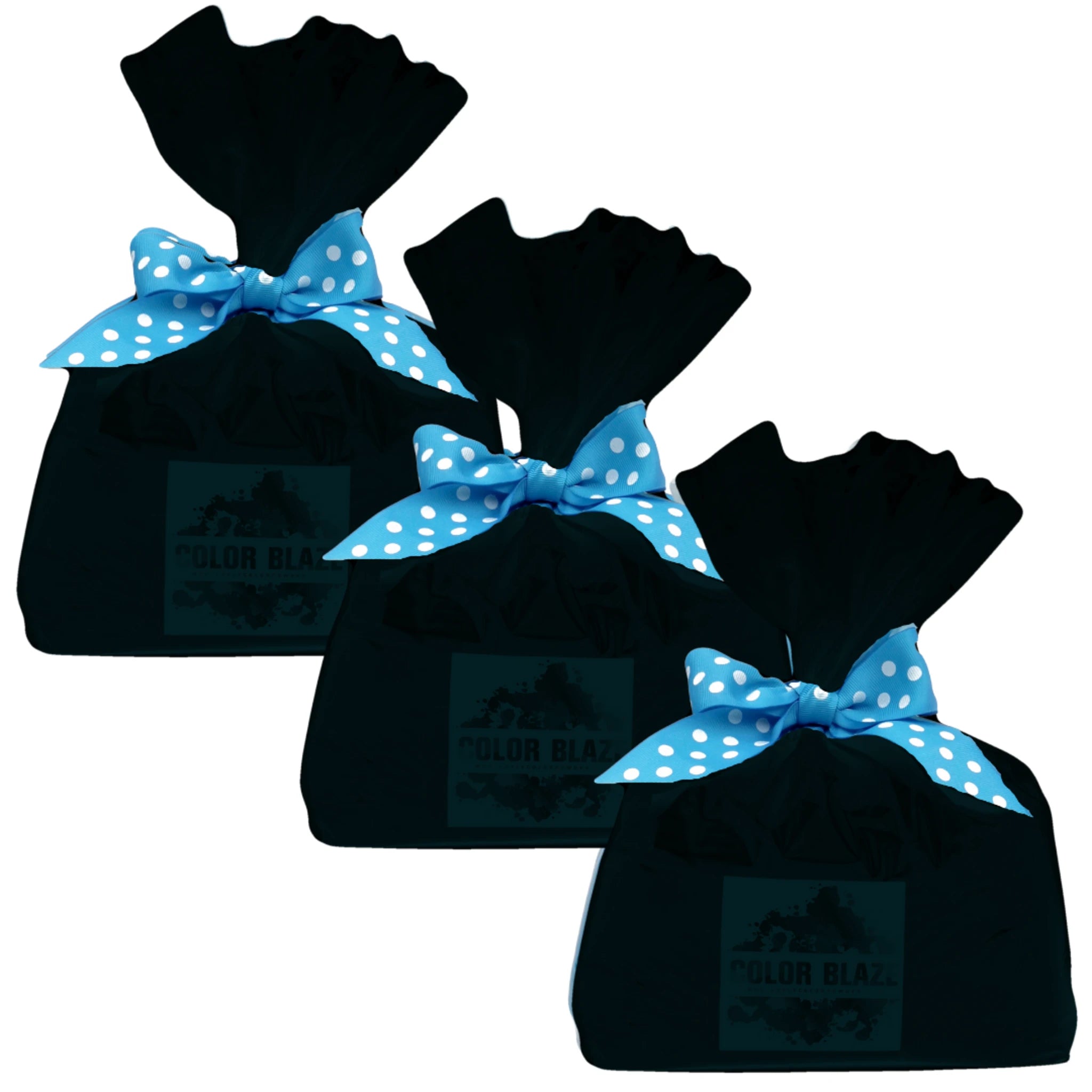 15lb Gender Reveal Color Powder (3 - 5lb Bags) Color Blaze® Blackout Blue