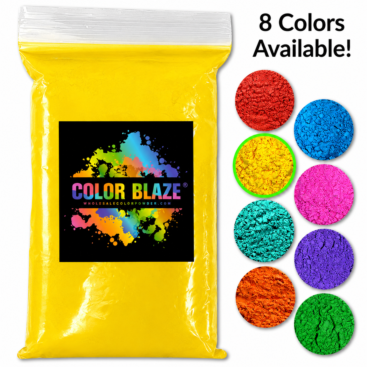 1lb Color Powder Color Blaze® Yellow