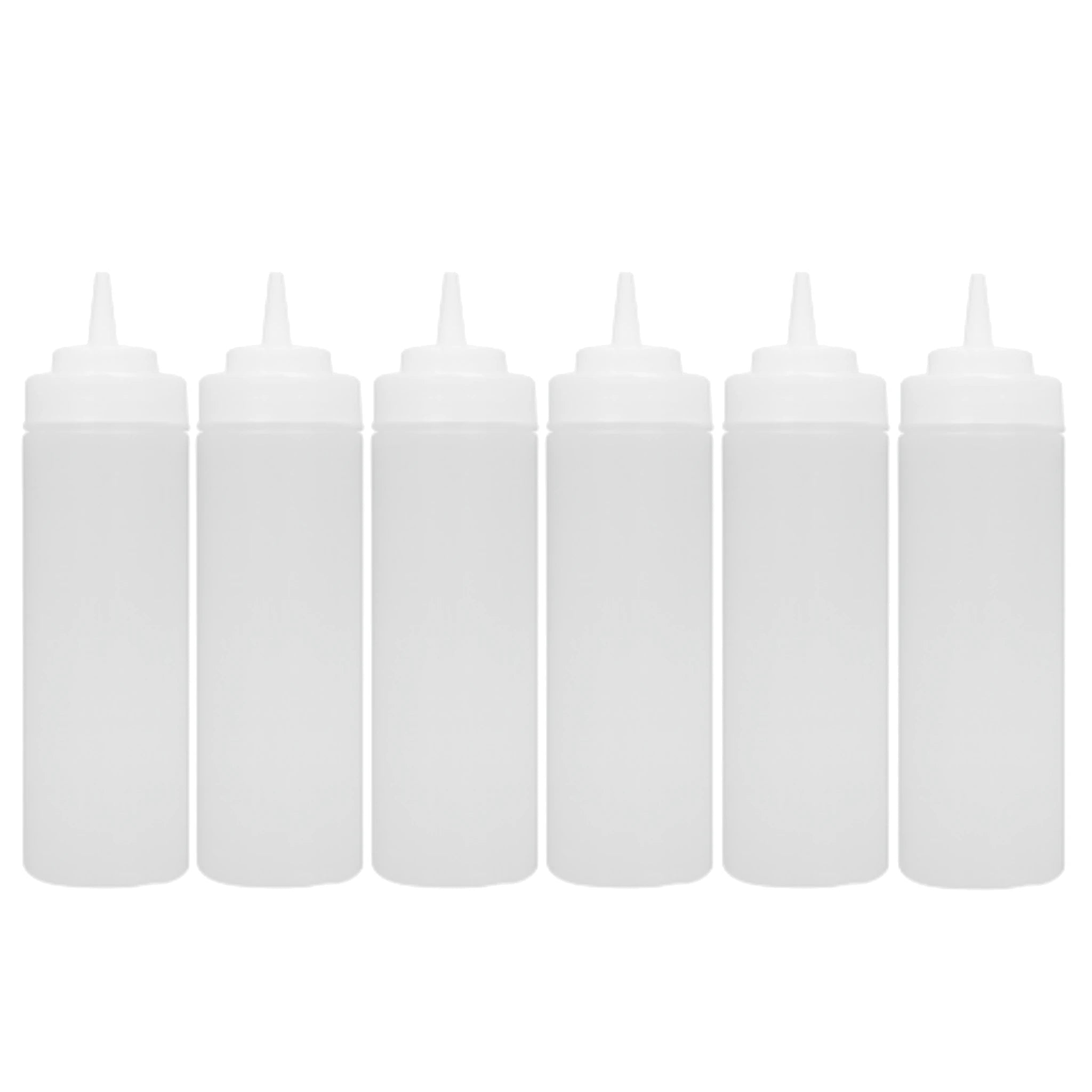 Empty Squeeze Bottles (6 Pack) Color Blaze® 24oz Bottles