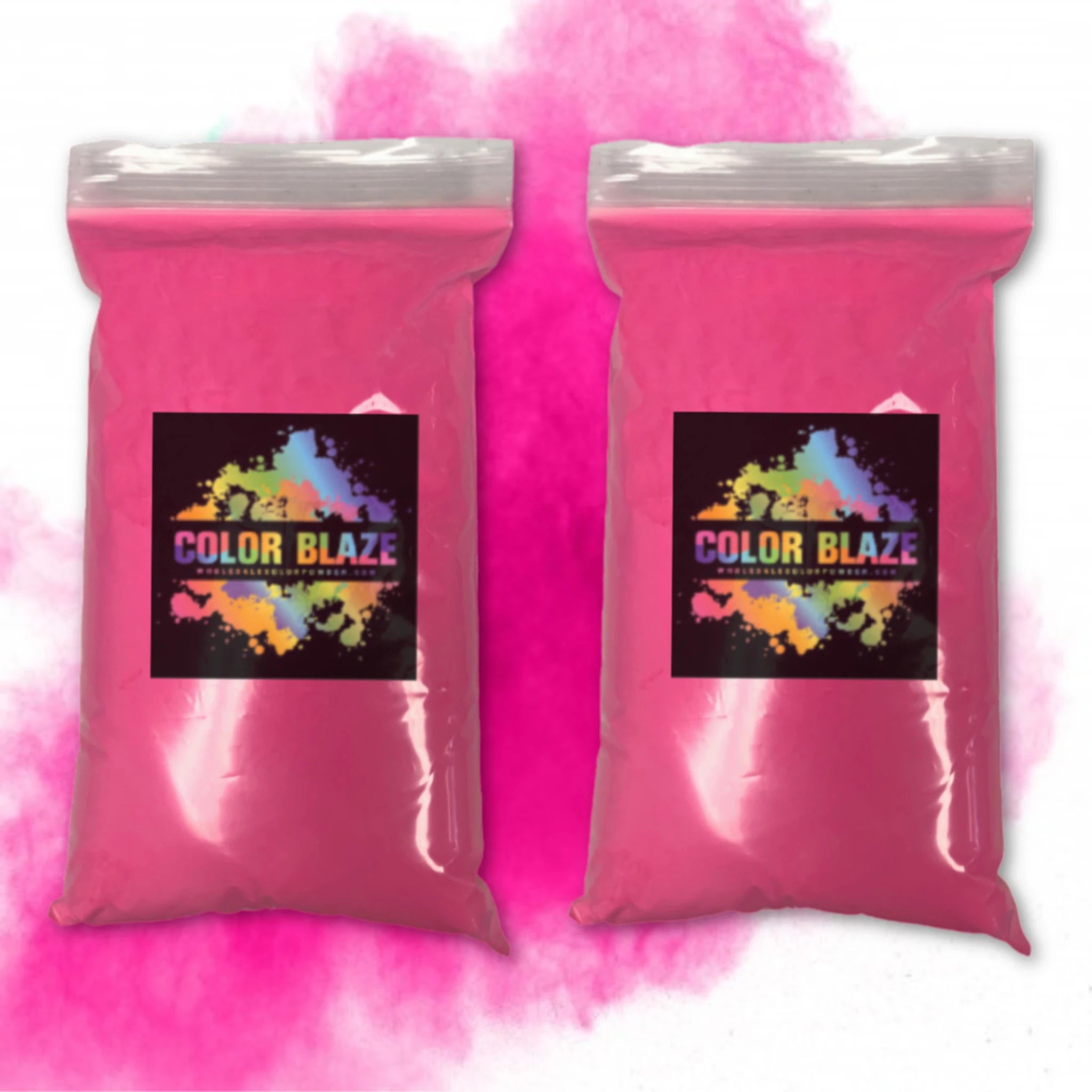 2lb Gender Reveal Color Powder (2 - 1lb Bags) Color Blaze® Pink