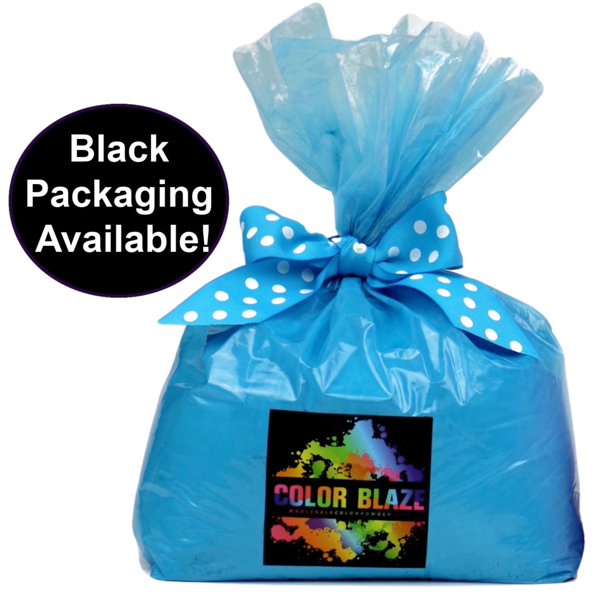 5lb Gender Reveal Color Powder (1 - 5lb Bag) Color Blaze® Clear Blue