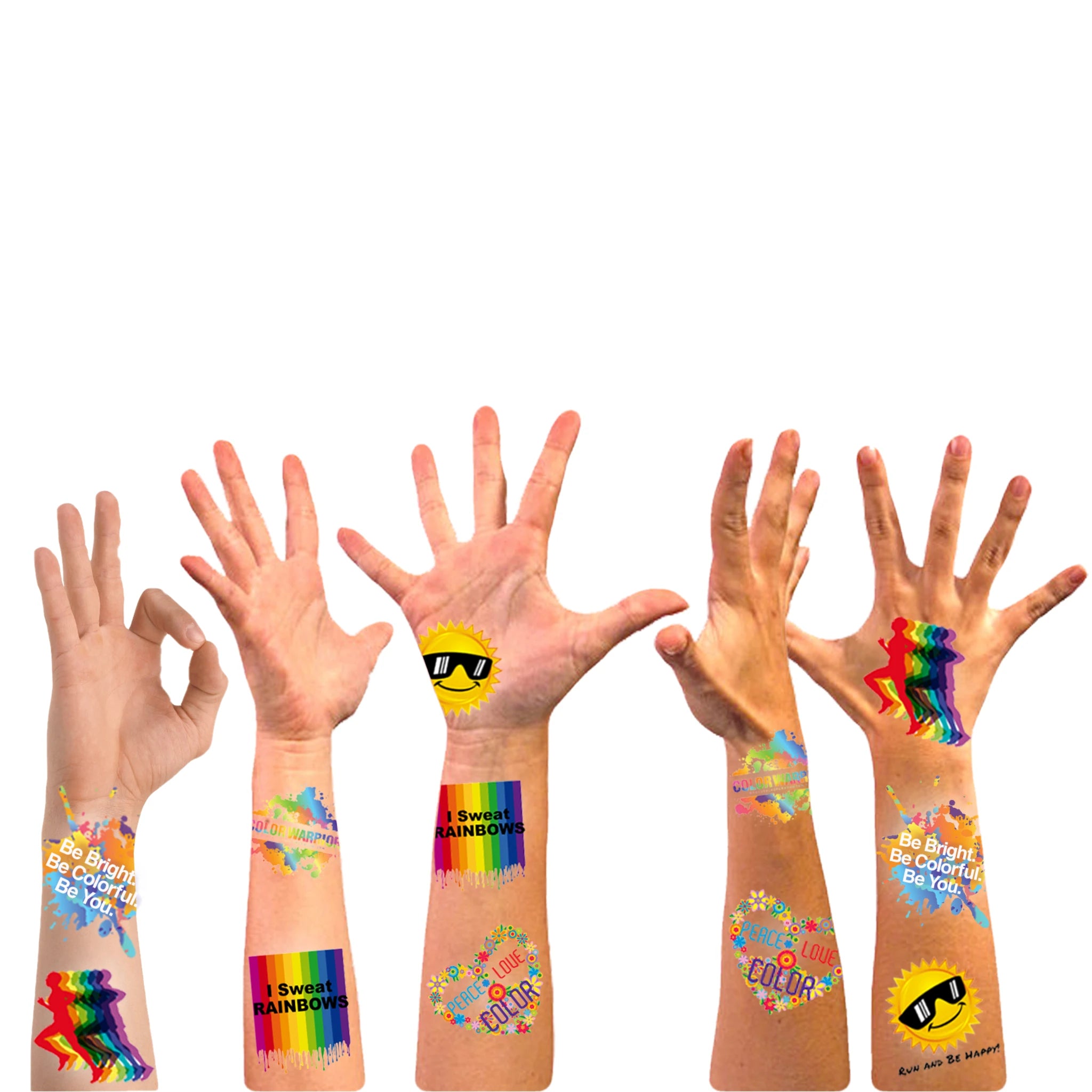 Assorted Temporary Tattoos (100 Pack) Color Blaze®