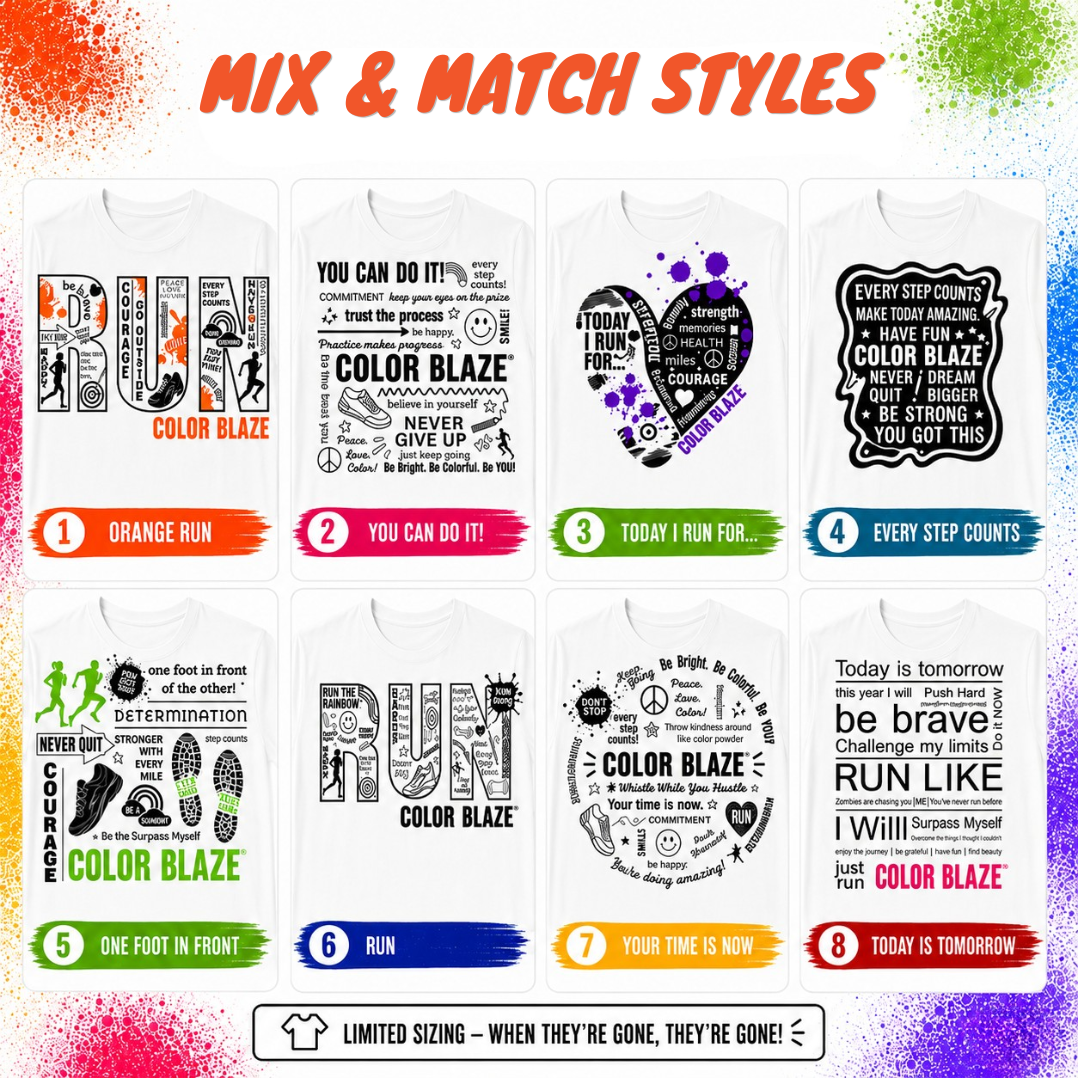 Mix & Match Race Day T-Shirts | Clearance Sale