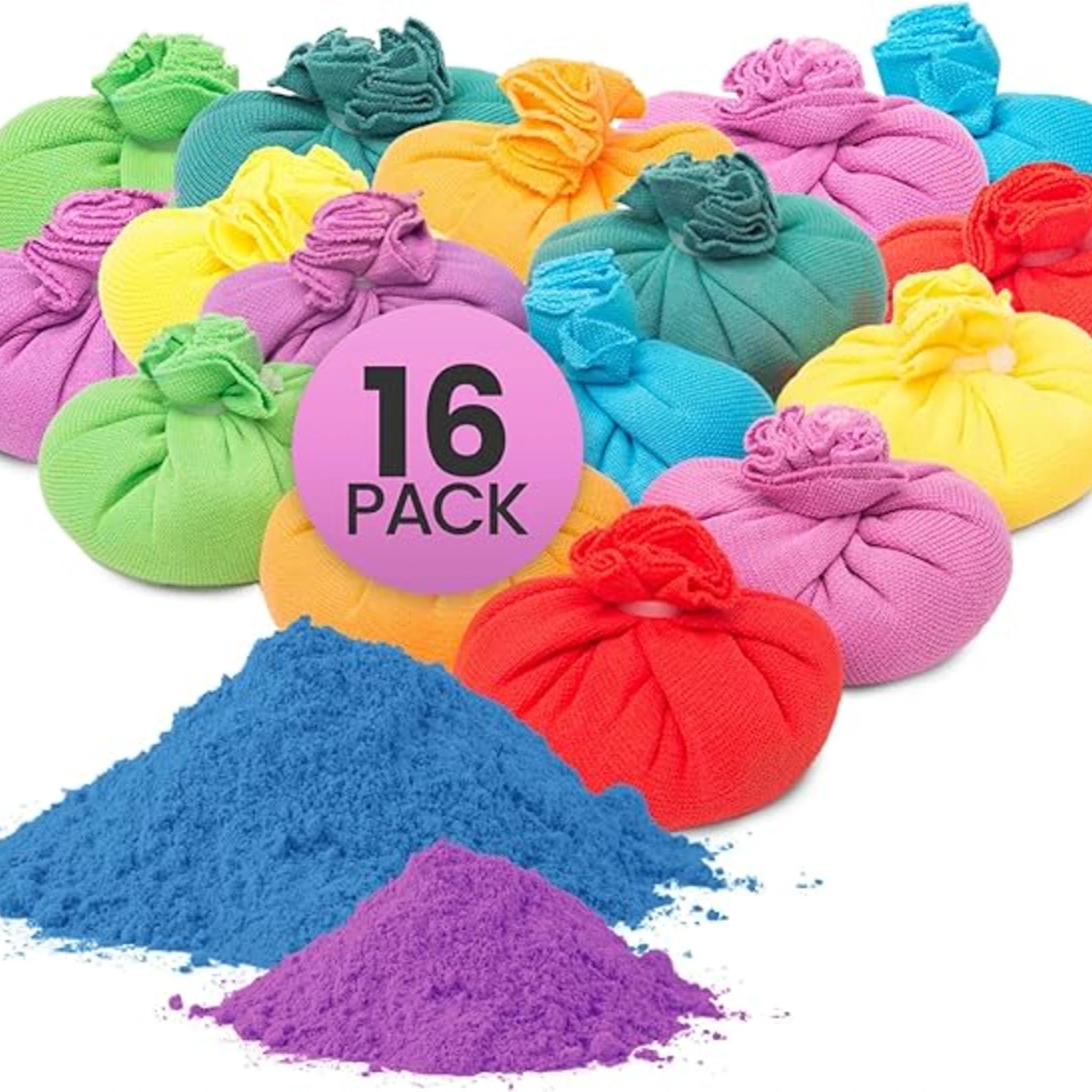 Pre-Filled Color Powder Balls (Assorted Colors) Color Blaze® 16
