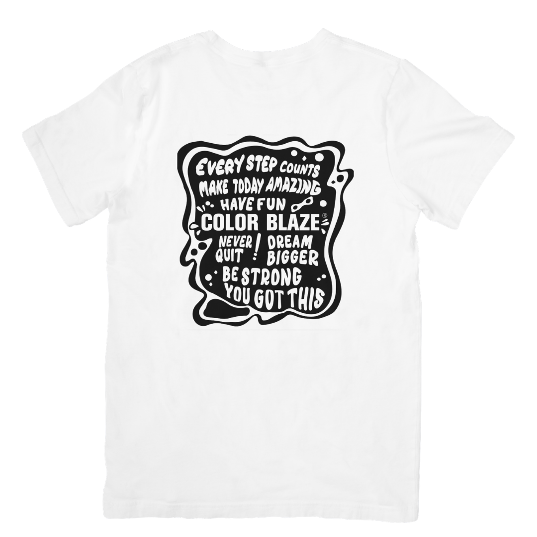 Mix & Match Race Day T-Shirts | Clearance Sale Color Blaze® Every Step Counts Youth - S