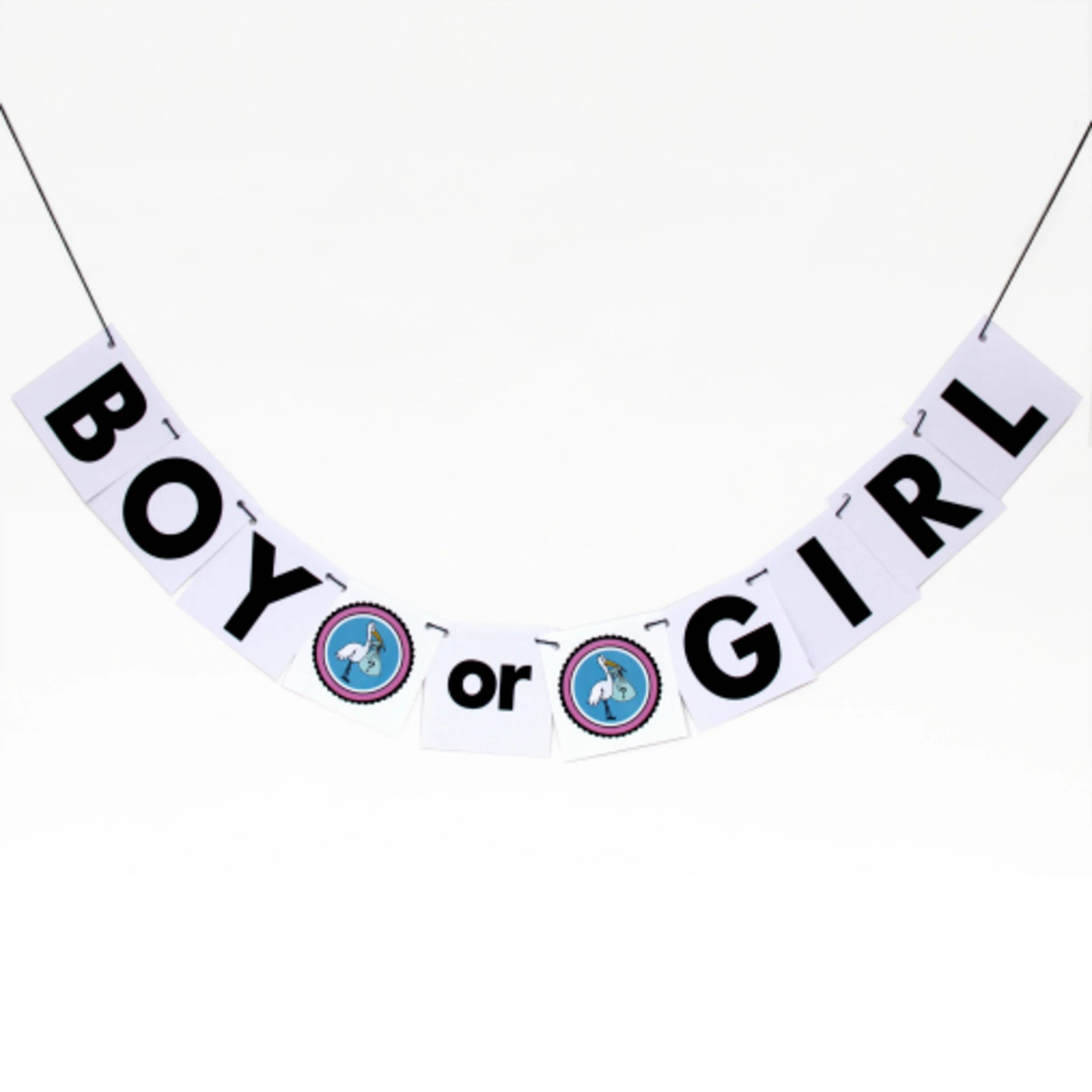 Gender Reveal Party Banner Color Blaze®