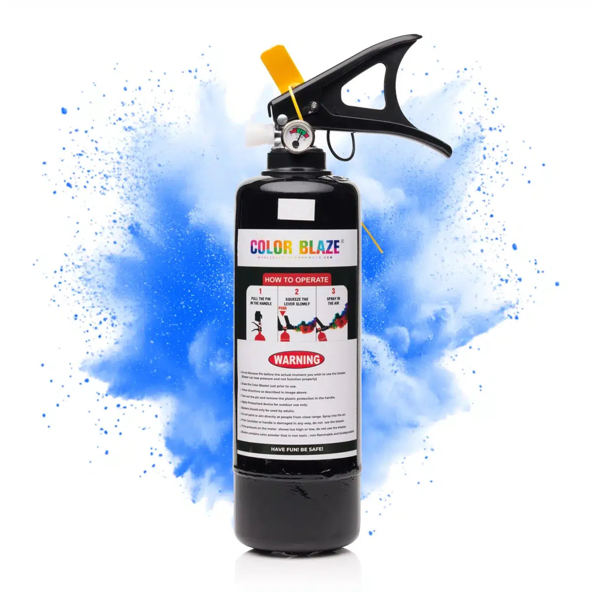 2.2lb Gender Reveal Powder Blaster Color Blaze® Blue
