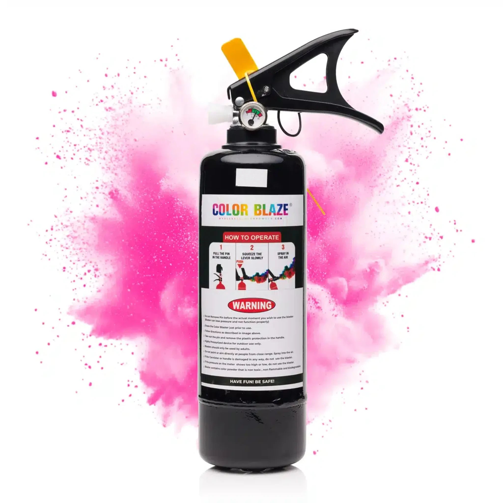2.2lb Gender Reveal Powder Blaster Color Blaze® Pink