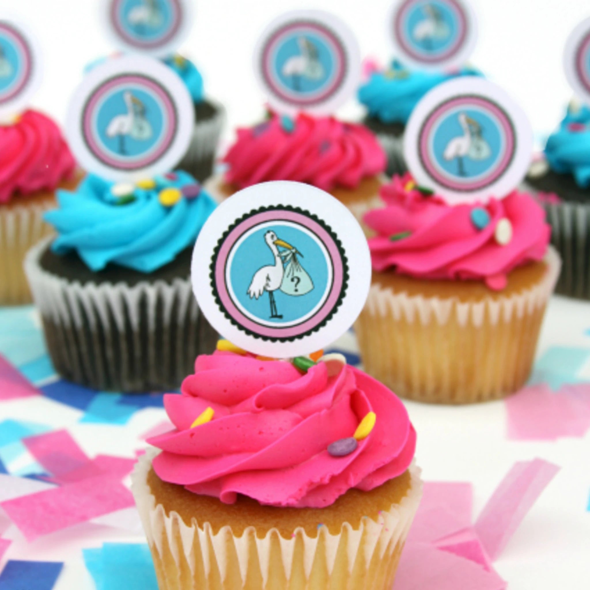 Gender Reveal Party Decorating Kit Color Blaze®