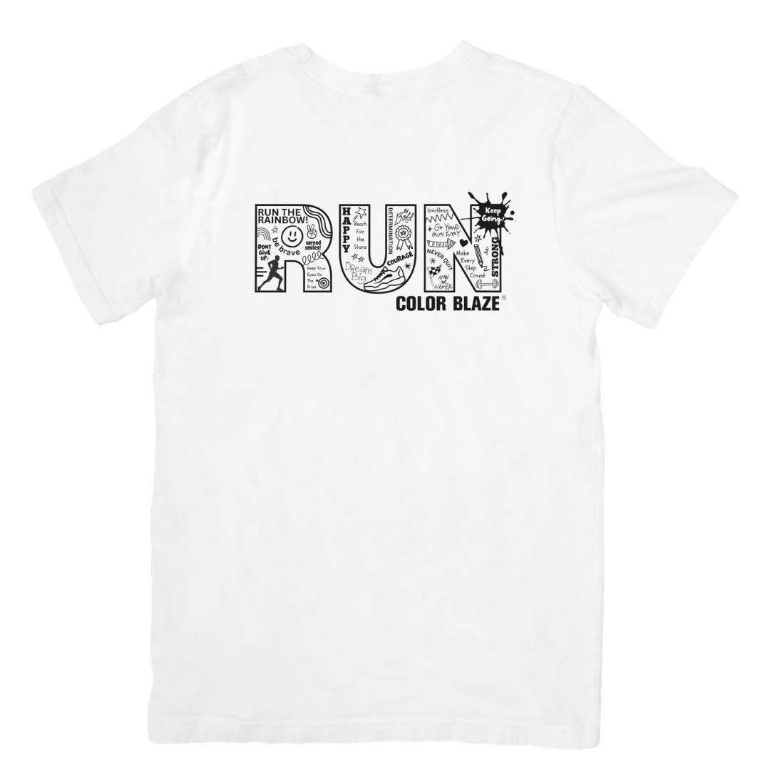 Mix & Match Race Day T-Shirts | Clearance Sale Color Blaze® Run Youth - S